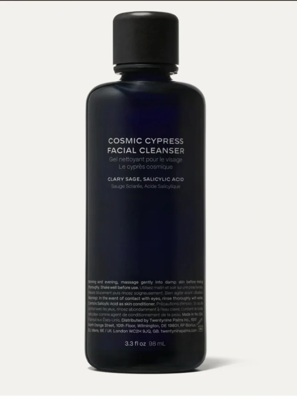 TwentyNine Palms Facial Cleanser - Cosmic Cypress, 3.3 fl oz
